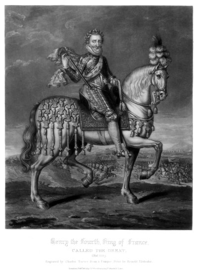 Henrique IV, rei da França, 1816. de Charles Turner