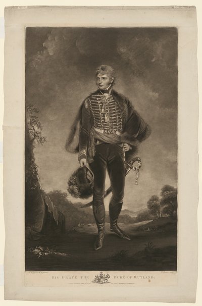 Sua Graça o Duque de Rutland de Charles Turner