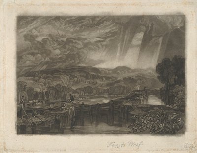 Mais Parque, perto de Watford, no rio Colne de Charles Turner