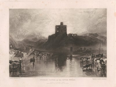 Castelo de Norham, junto ao rio Tweed de Charles Turner