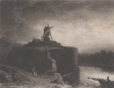 Moinho de Rembrandt, 1823. de Charles Turner