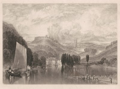 Totnes, junto ao rio Dart de Charles Turner
