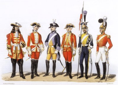 Uniformes do exército francês: Cavalos ligeiros de Charles Vernier