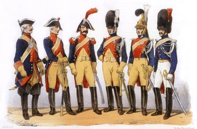 Uniformes do exército francês: Gendarmes de Charles Vernier