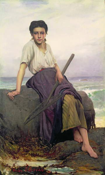 Pescadora de Charles Victor Thirion