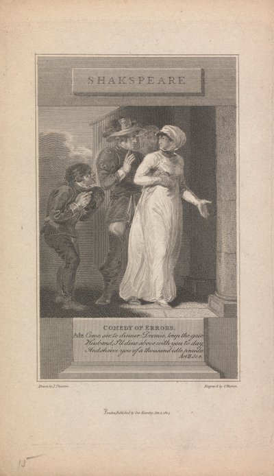 Comédia de Erros, Acto II Sc. 2 de Charles Warren