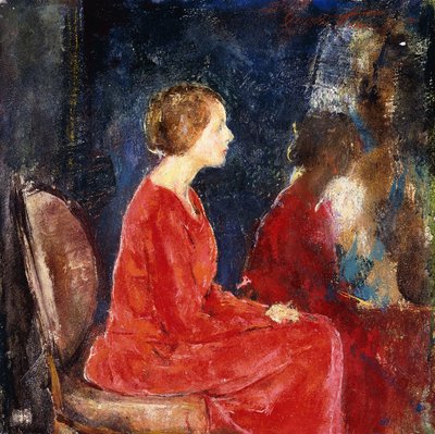 O vestido vermelho de Charles Webster Hawthorne