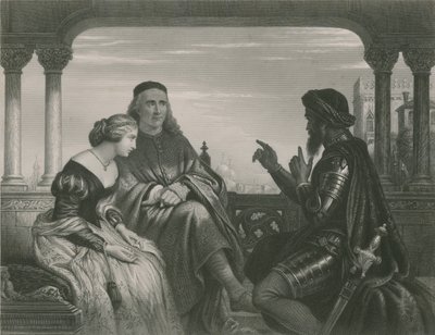 Otelo relacionando suas aventuras, Otelo de Charles West Cope
