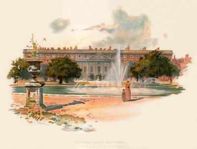 Hampton Court, frente leste de Charles Wilkinson