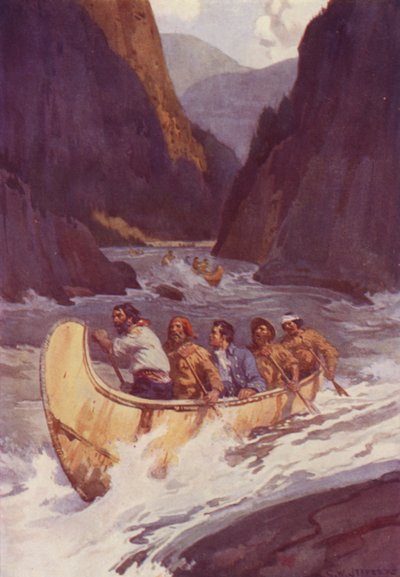 Simon Fraser (lito colorido) de Charles William (after) Jefferys