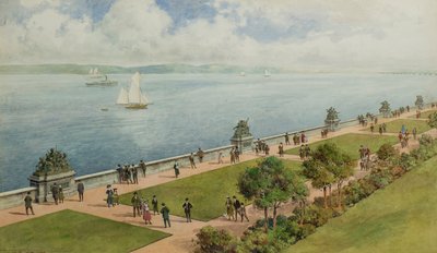 Projecto do Artista para Riverside Drive, Dundee de Charles William English