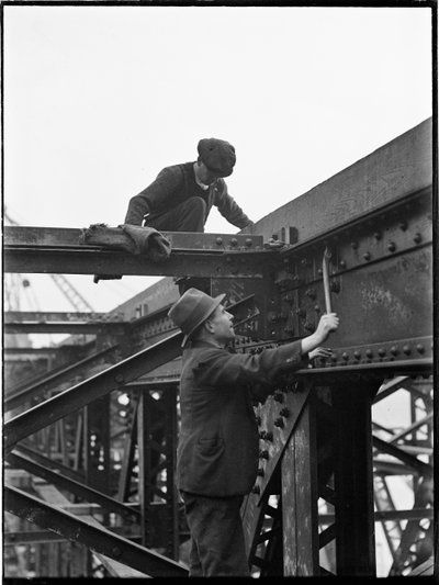 Demolição da Ponte Waterloo, Lambeth, Greater London Authority, 1936. de Charles William Prickett