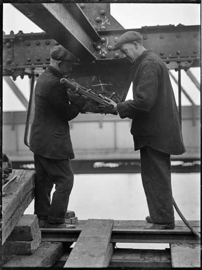 Demolição da Ponte Waterloo, Lambeth, Greater London Authority, 1936. de Charles William Prickett