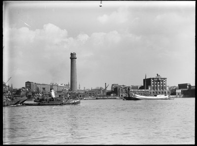 Shot Tower and Lead Works, Belvedere Road, Lambeth, Greater London Authority, 1936. de Charles William Prickett