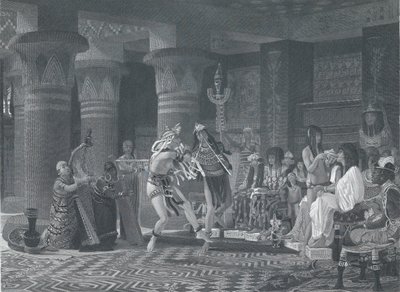 Passatempo no Egito Antigo, 1876. de Charles William Sharpe