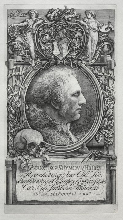 Hadeniana - Retrato de Sir Francis Seymour Haden de Charles William Sherborn