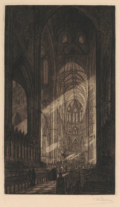Abadia de Westminster de Charles William Sherborn
