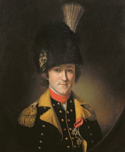 Charles Armand Tretin (1751-93) Marquês da Rouerie de Charles Willson Peale