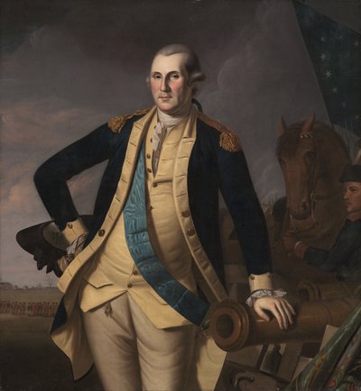 George Washington na Batalha de Princeton, c. 1779 (óleo sobre tela) de Charles Willson Peale