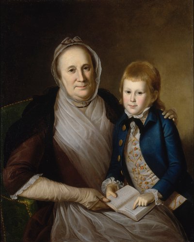 Sra. James Smith e neto de Charles Willson Peale