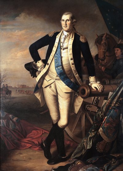Retrato de George Washington após a Batalha de Princeton, 3 de janeiro de Charles Willson Peale