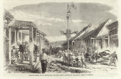 Rua Punjaub de Charles Wirgman