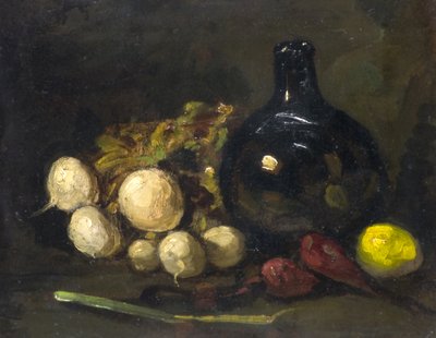 Natureza Morta (óleo a bordo) de Charles Woolford