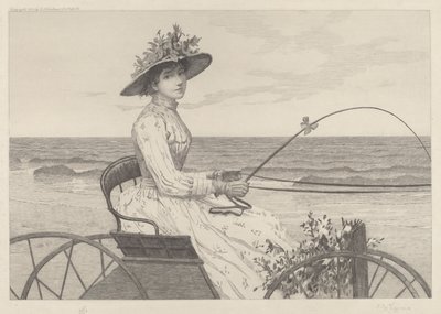 Sem título (Mulher em uma carruagem) de Charles X. Harris