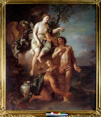 A deificação de Enee. Pintura de Charles De Lafosse (1636-1716) de Charles de Lafosse