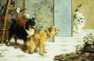 Amigos Brincalhão, 1892 de Charles van den Eycken