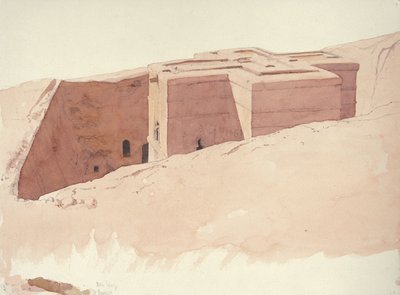 Giorgis I, Lalibela, Etiópia, 1996 (wc no papel) de Charlie Millar
