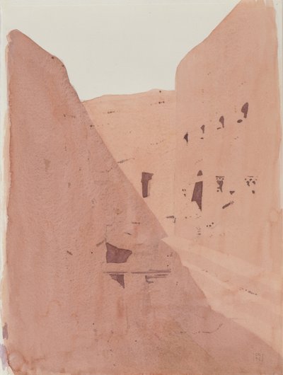 Golgotha, Lalibela, Etiópia, 1996 (wc no papel) de Charlie Millar