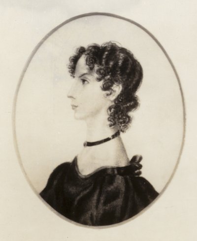 Anne Bronte (1820-1849), escritora e poeta inglesa de Charlotte Bronte