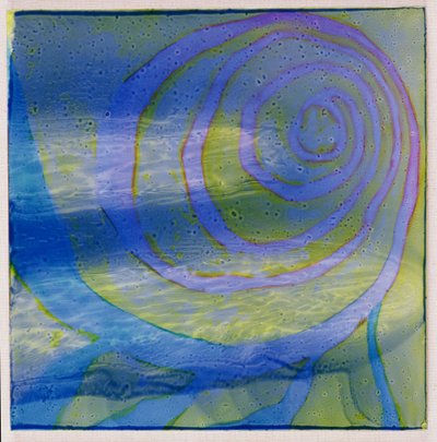 Boodhoo Lagoon, 2000 (óleo no gesso) de Charlotte Johnstone