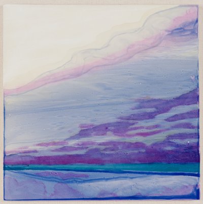 Caimão, 2000 (óleo no gesso) de Charlotte Johnstone