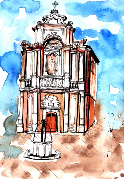 Edifício em Siena, 2020 de Charlotte Orr