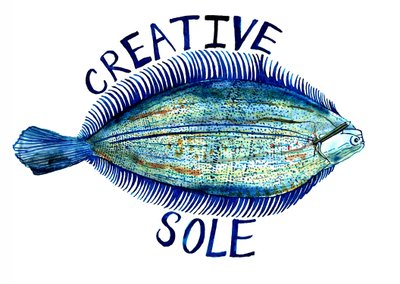 Creative Sole, 2019 (caneta, tinta e aguarela) de Charlotte Orr