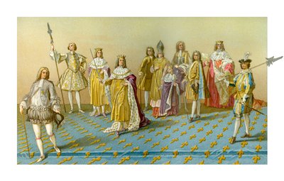 Os Grandes Dignitários da Coroação, 1885. de Charpentier