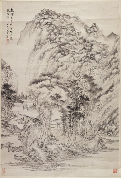 Paisagem à maneira ortodoxa de Chen Wang
