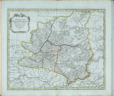 Mapa Geral da Província de Vyatka, 1791. de Chernoi