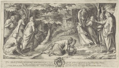 Israelitas fogem do Egipto de Cherubino Alberti