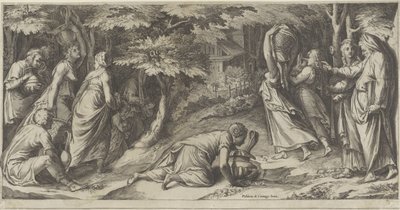 Os israelitas fogem do Egito de Cherubino Alberti