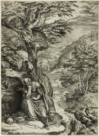 São Jerônimo no deserto de Cherubino Alberti