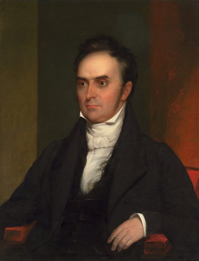 Daniel Webster (1782-1852), c.1828 (óleo sobre tela) de Chester Harding