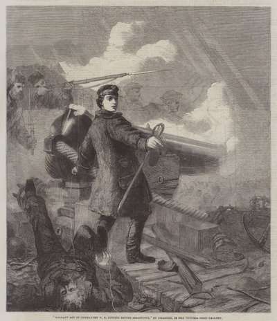 Galant Act of Commander WN Hewett antes de Sebastopol de Chevalier Louis William Desanges