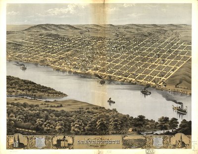 paisagem de Chicago Lithographing Co.