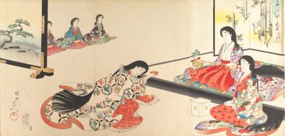 Álbum de Mulheres do Castelo de Chiyoda, 1895., 1895. de Chikanobu Yoshu