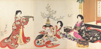 Álbum de Mulheres do Castelo de Chiyoda, 1895., 1895. de Chikanobu Yoshu