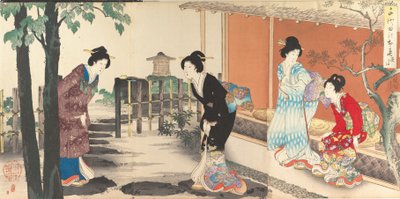 Álbum de Mulheres do Castelo de Chiyoda, 1895., 1895. de Chikanobu Yoshu