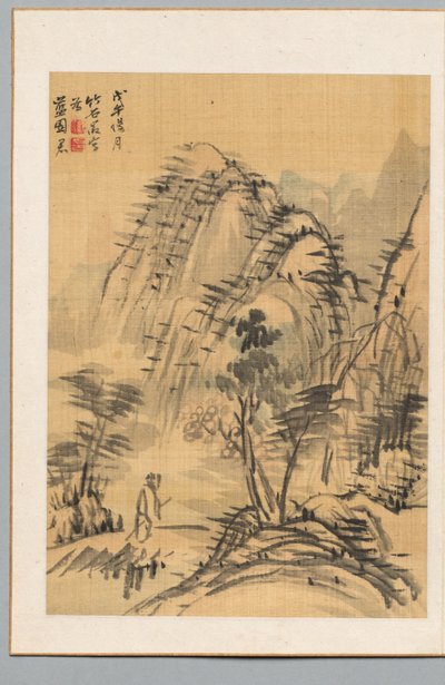Paisagem, 1798. de Chikuseki Nagamachi